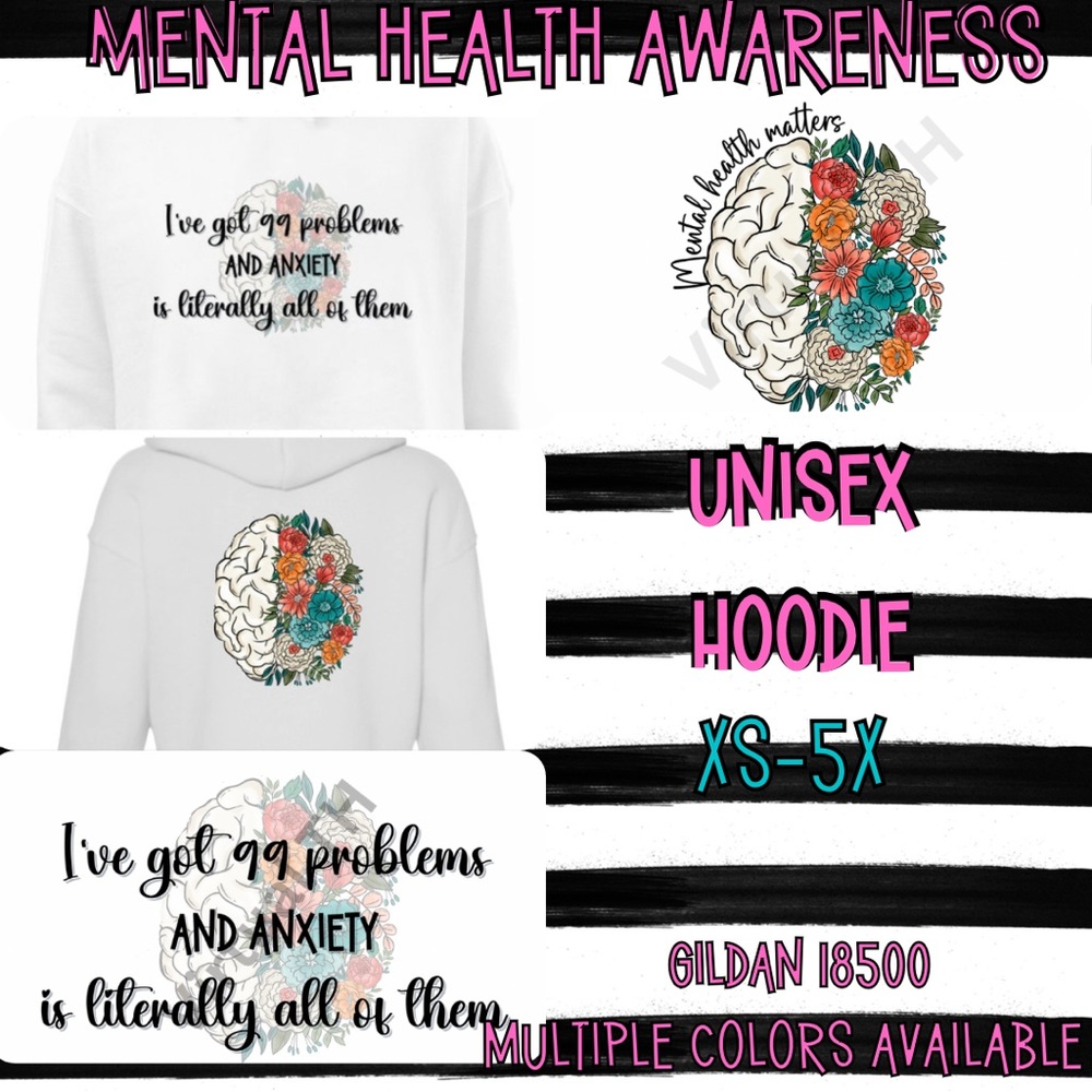 Mental health awareness unisex sweatshirt